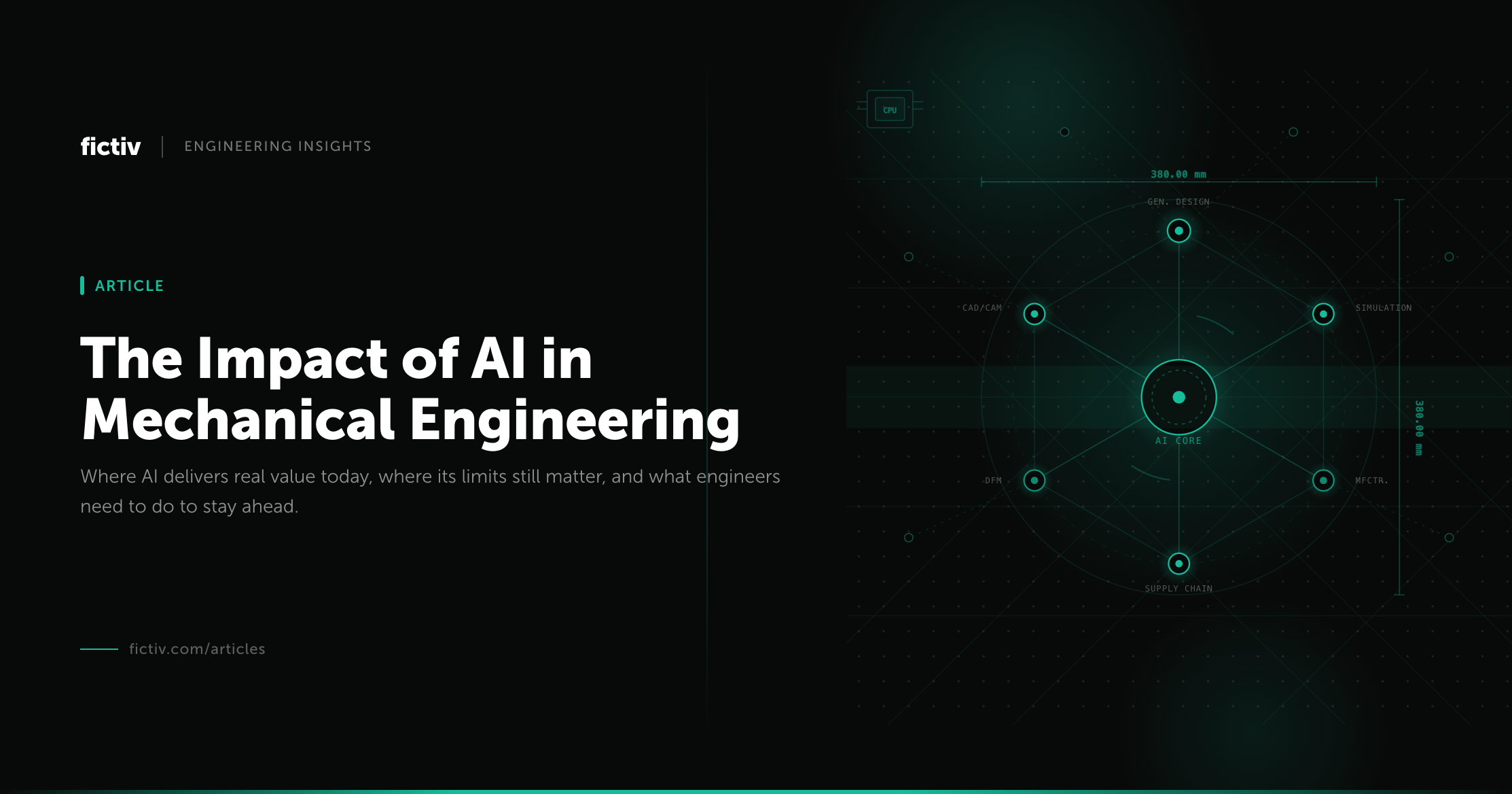 The Impact of AI in Mechanical Engineering