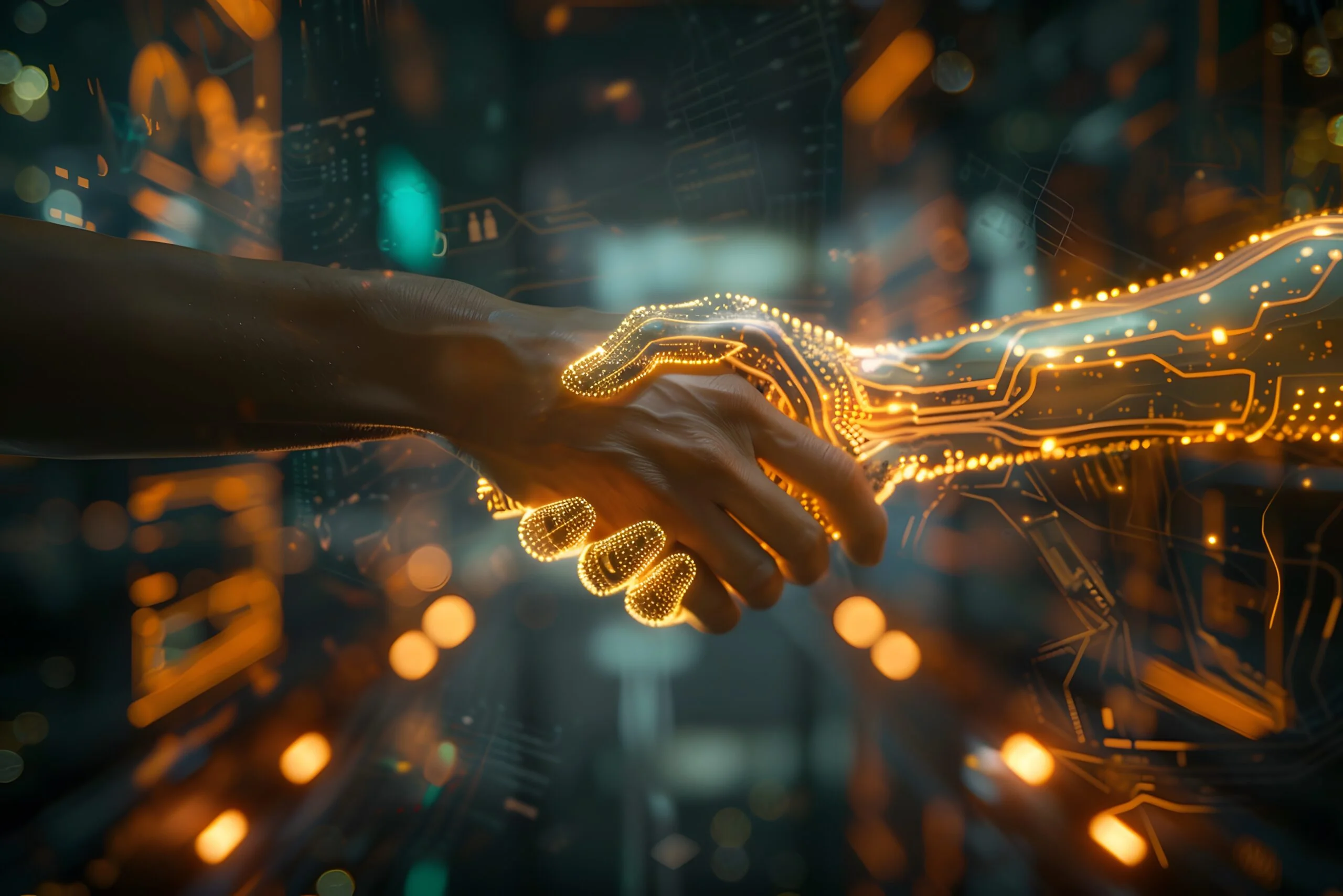 Mechanical engineers working with AI