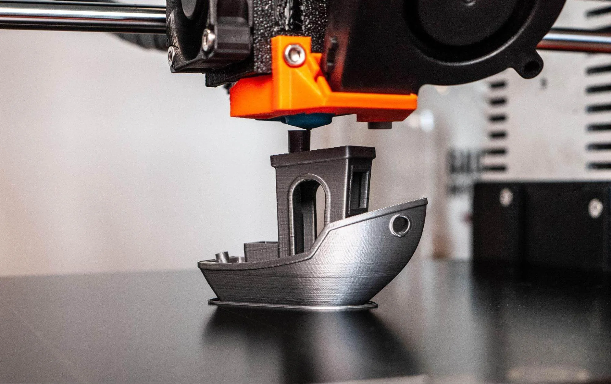 3D-printed prototype using FDM technology.