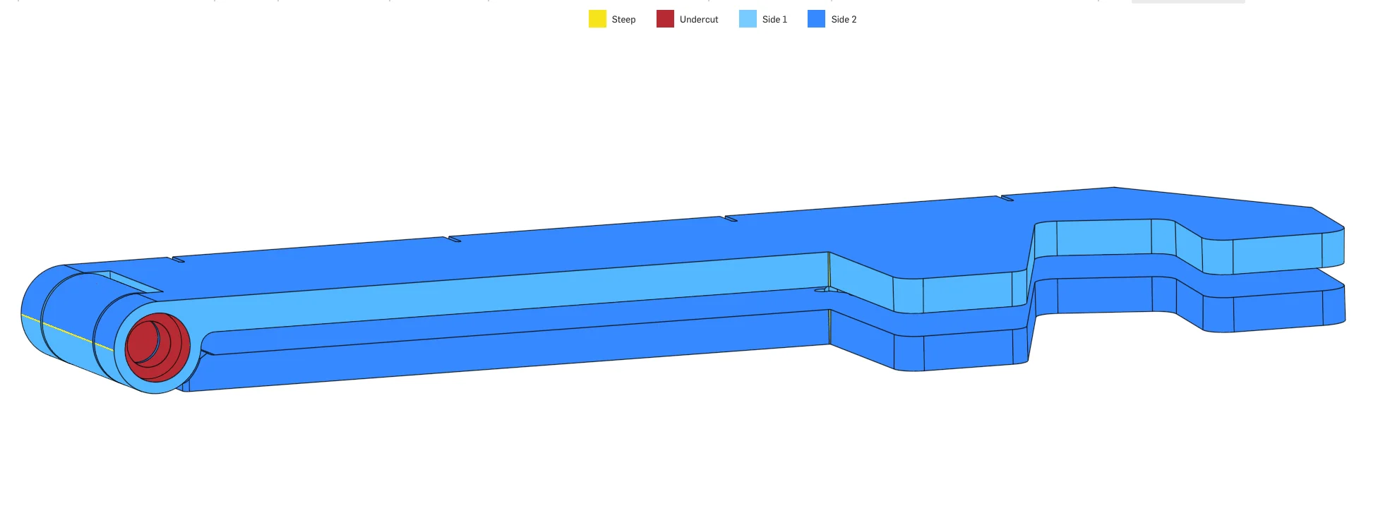 Injection molding requires draft in most cases so that the part can be removed from the mold without defects.