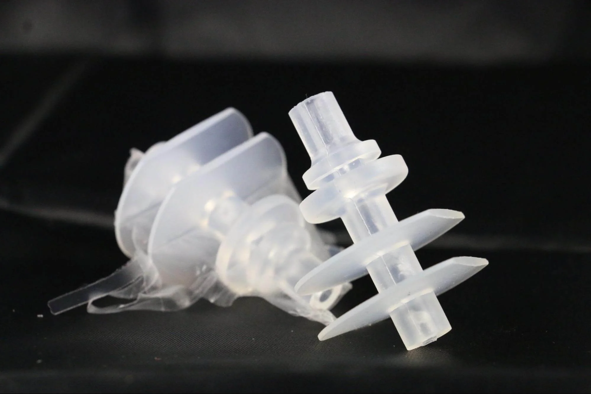 LSR medical - Fictiv This silicone medical valve was injection molded and then cryogenically deflashed.