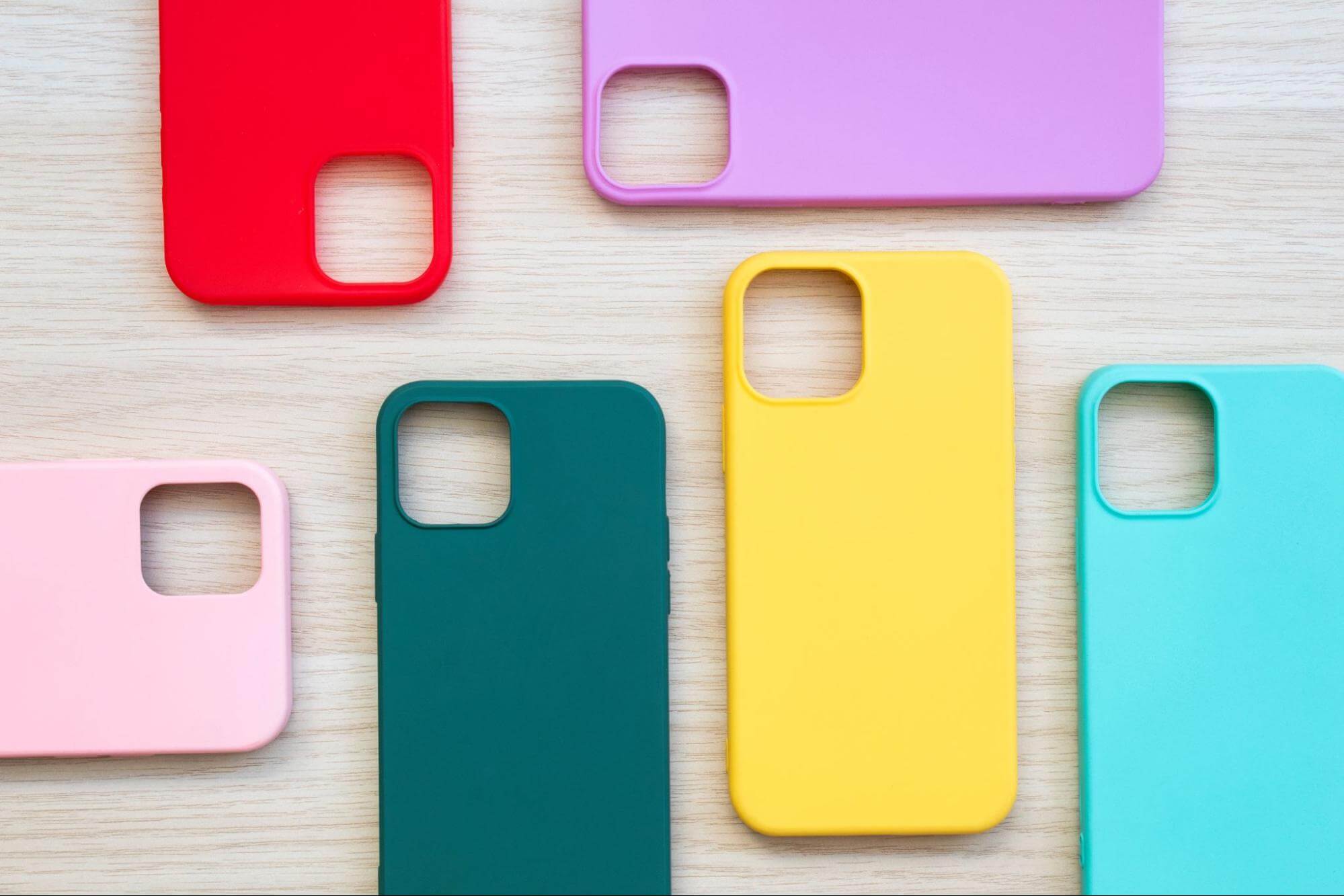 liquid silicone injection molded phone cases.