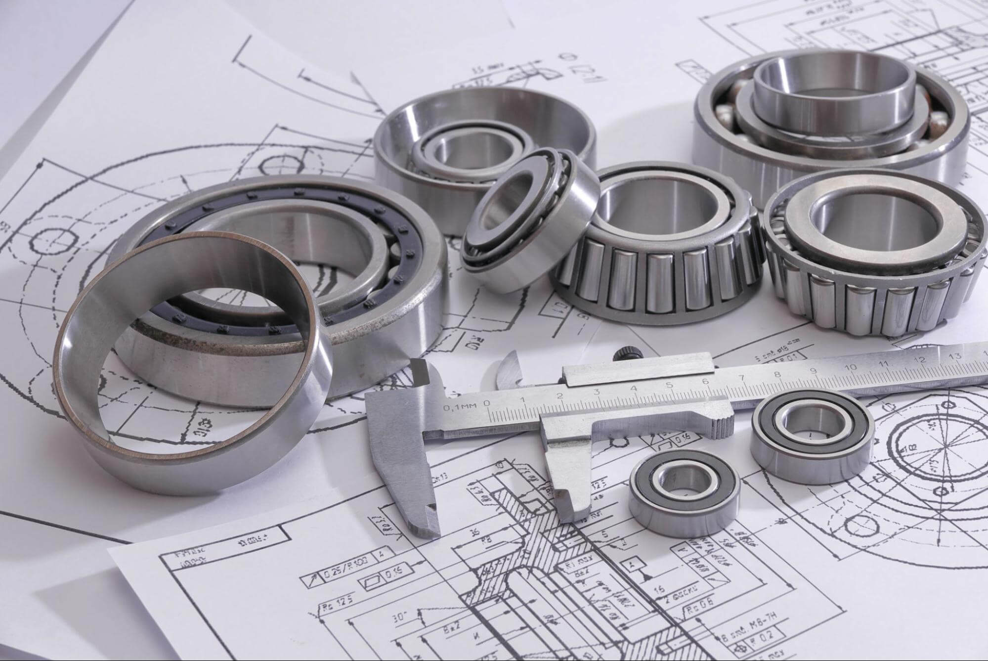 bearings use a transition fit to hold inner and out races.