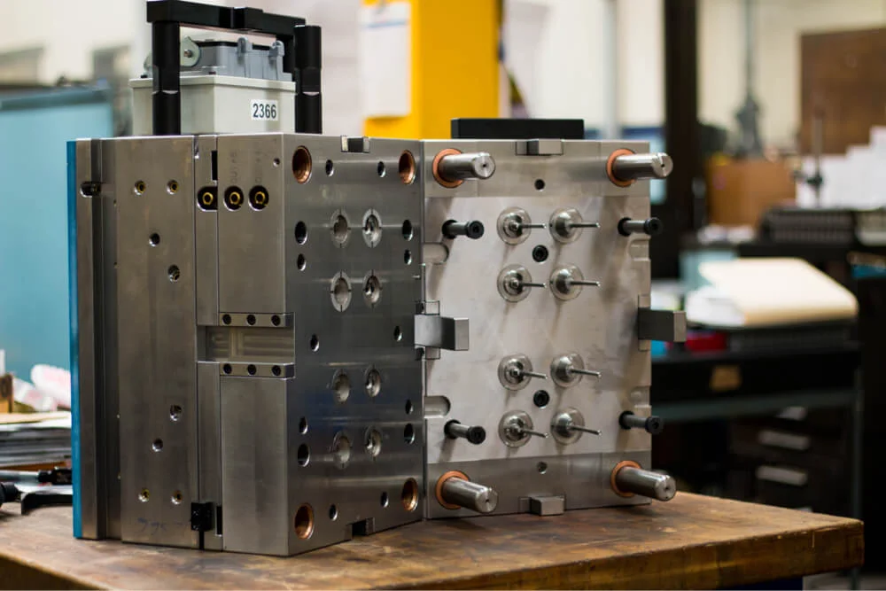 Injection molding tools that must be designed carefully to prevent defects.