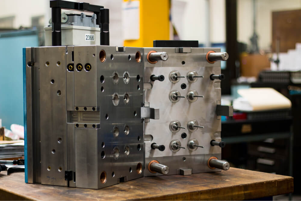 Injection molding tools that must be designed carefully to prevent defects.