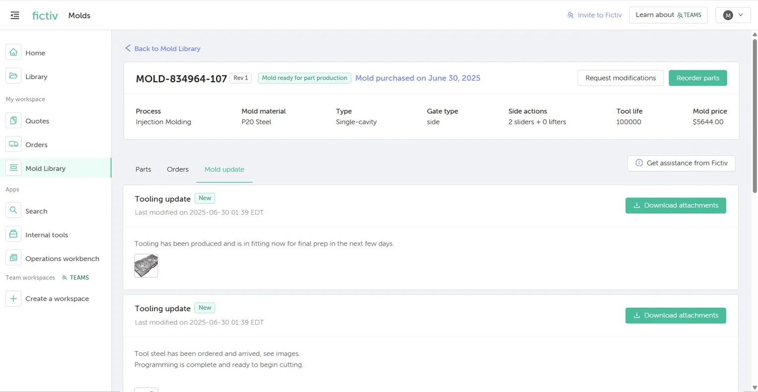 IM experience platform - Fictiv IM experience platform
