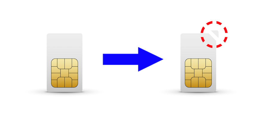 Corner removal of a SIM card shape is a good example of the poka-yoke technique in DFA.