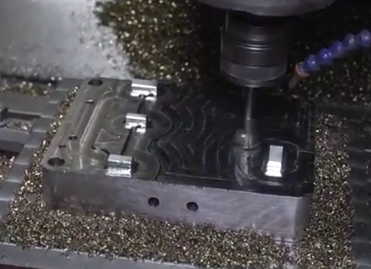 Rough cut CNC machining of the FictivMade tool