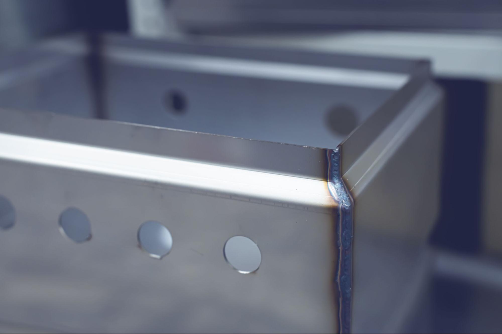 Example of a Class A weld with high-quality cosmetic finish
