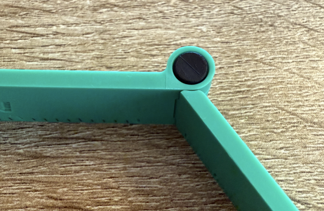 fictivmade hard stop - Fictiv Image showing the hard stop that limits the hinge’s angle of rotation