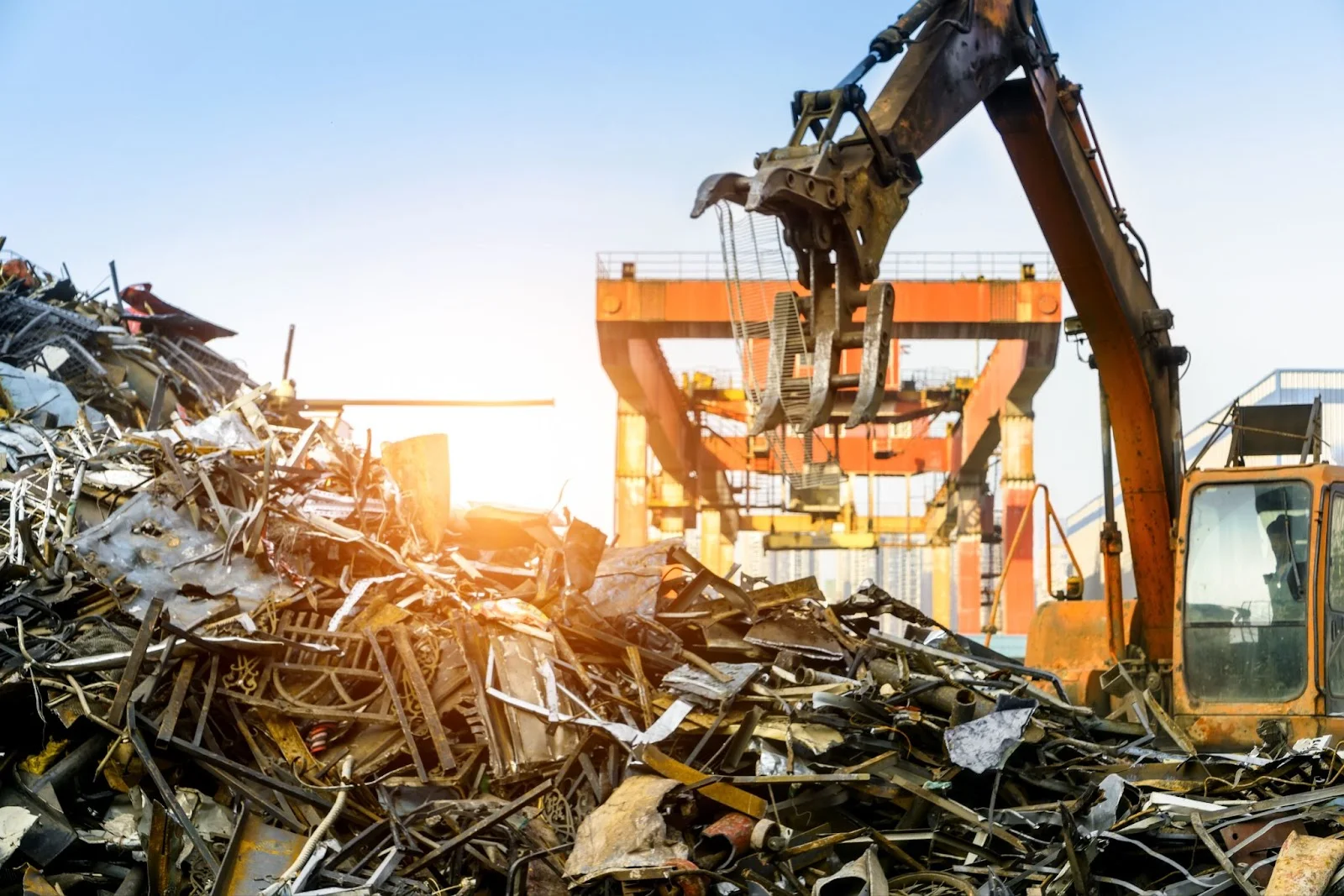 Metal recycling facility