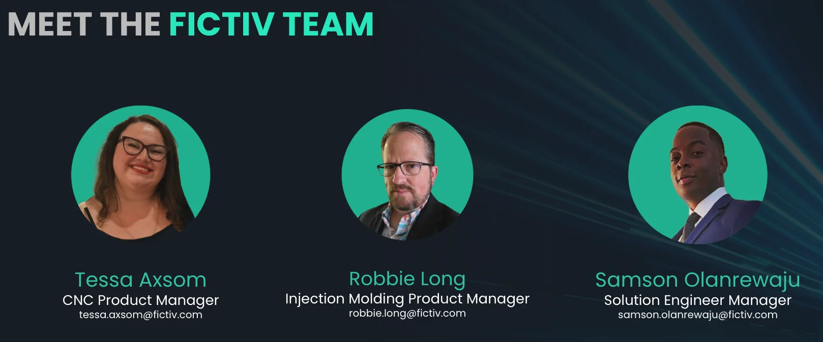 Fictiv team presenting at PDX.