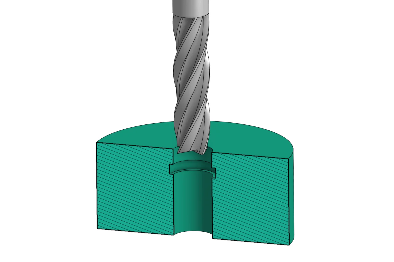 Features such as undercuts that are not recommended can be achieved with specialized tooling. 