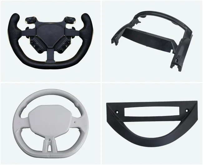 Gas-assist-molding-parts - Fictiv Examples of parts injection molded with gas assist