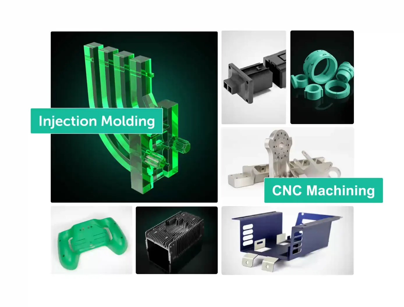 Fictiv's manufacturing capabilities allow it to take on any custom manufacturing project, including CNC machining, injection molding, and much more.