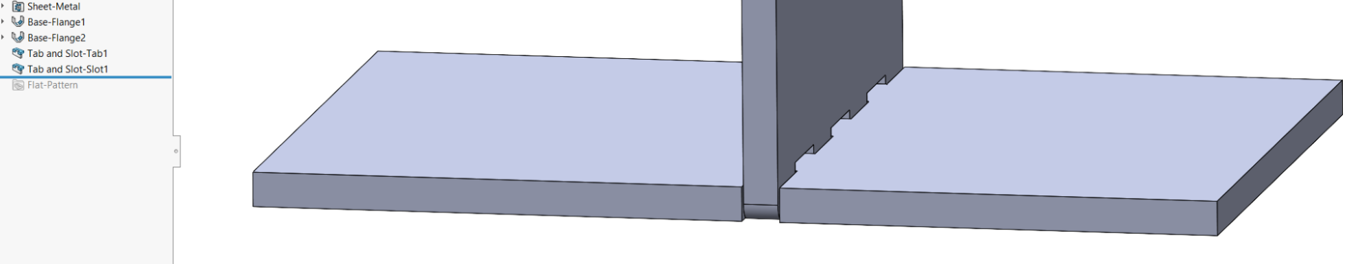 sheet metal tab - Fictiv SolidWorks tab and slot design for sheet metal