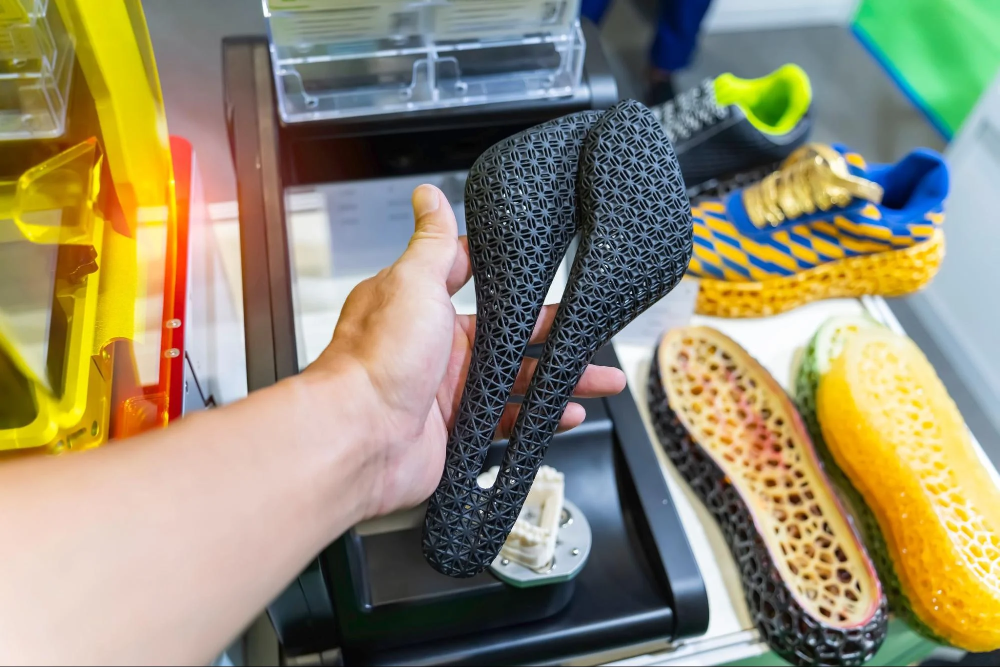 tpu material - Fictiv TPU material used for 3D printing bike seats and shoe soles.