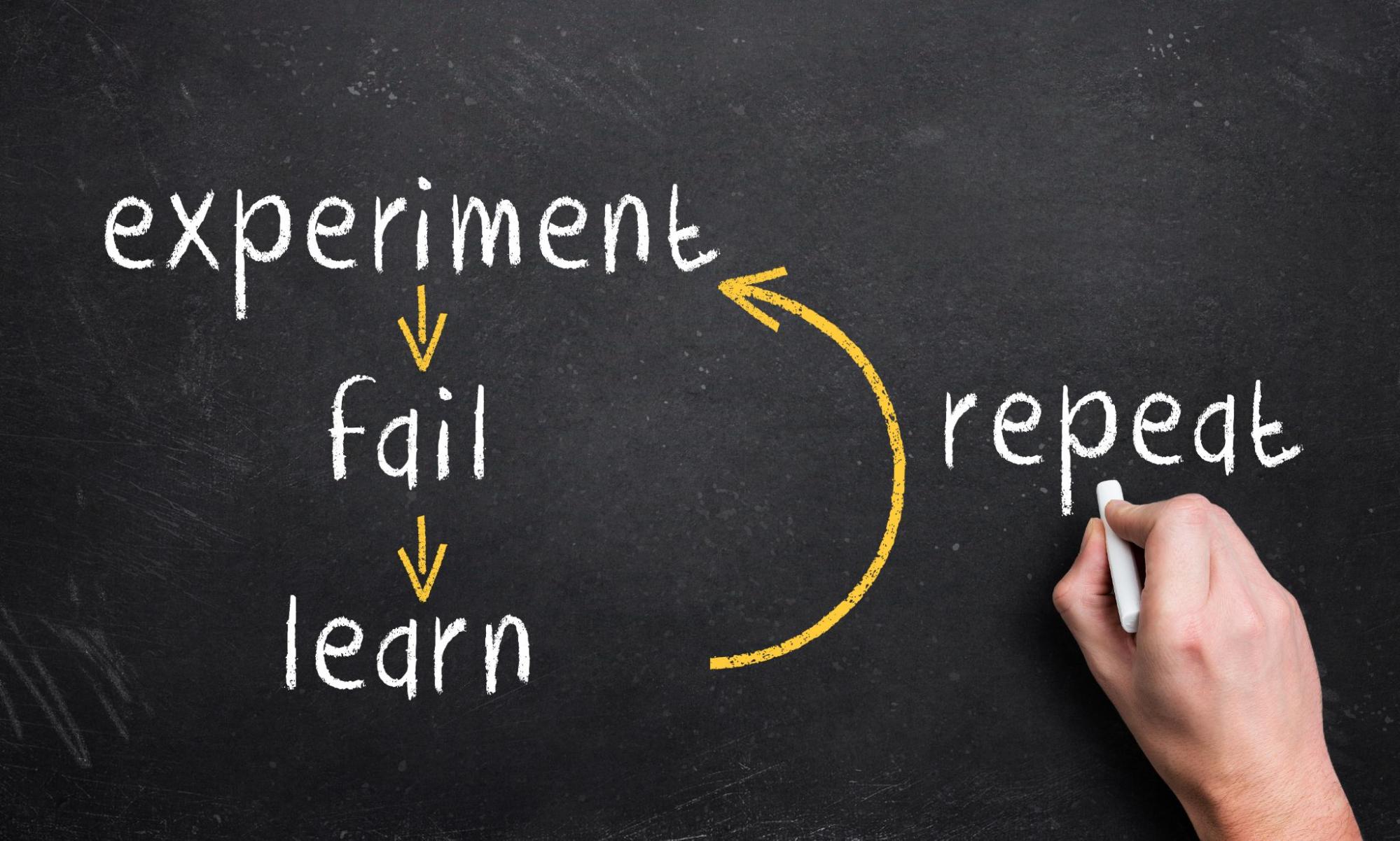 Design of experiments (DOE) is a structured method for product testing and iteration.