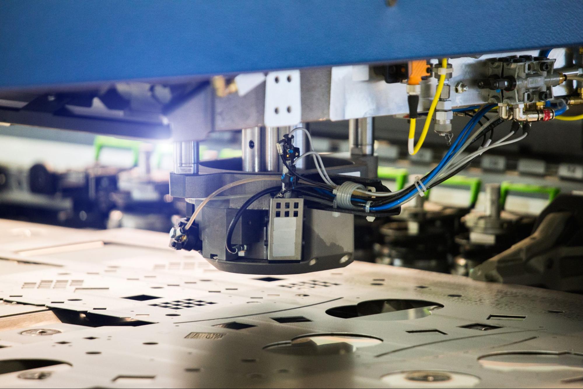 Fineblanking is a precise form of punching.