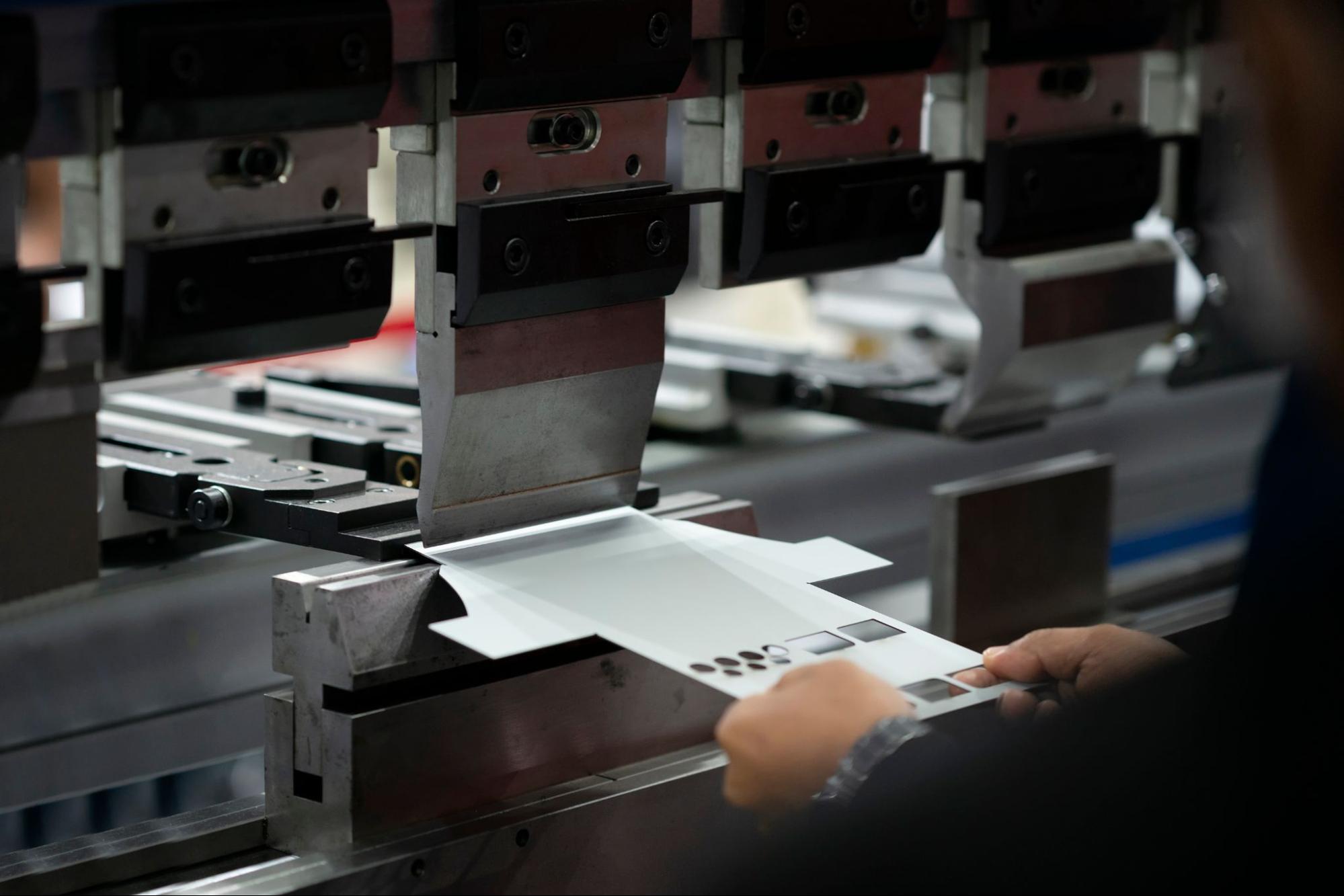 Sheet metal fabrication for custom robotics components.