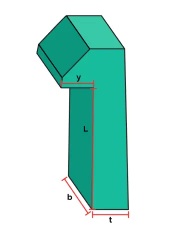 Cantilever snap fit diagram