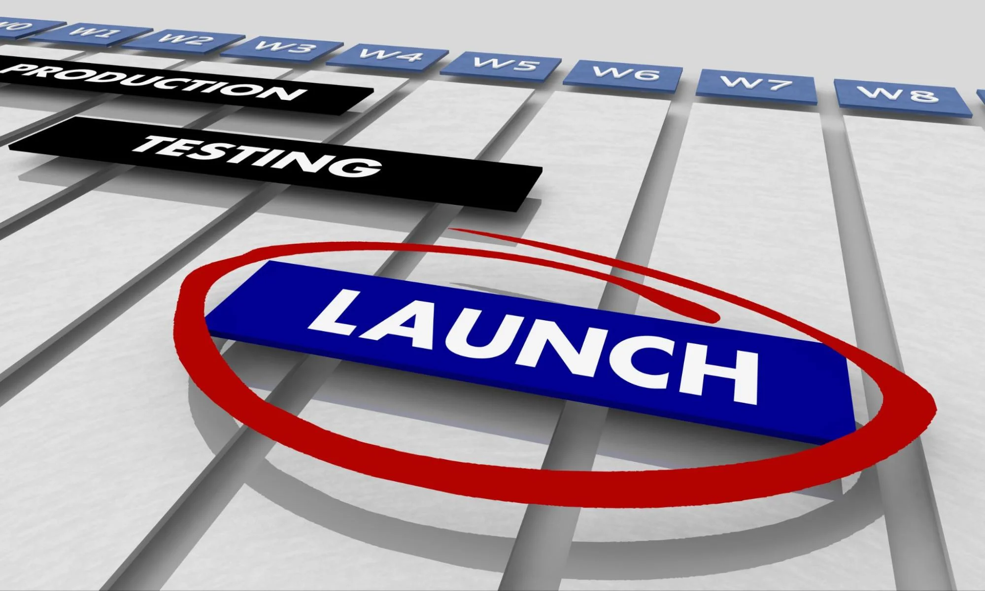 Schedule levers can be used to meet your product launch date.