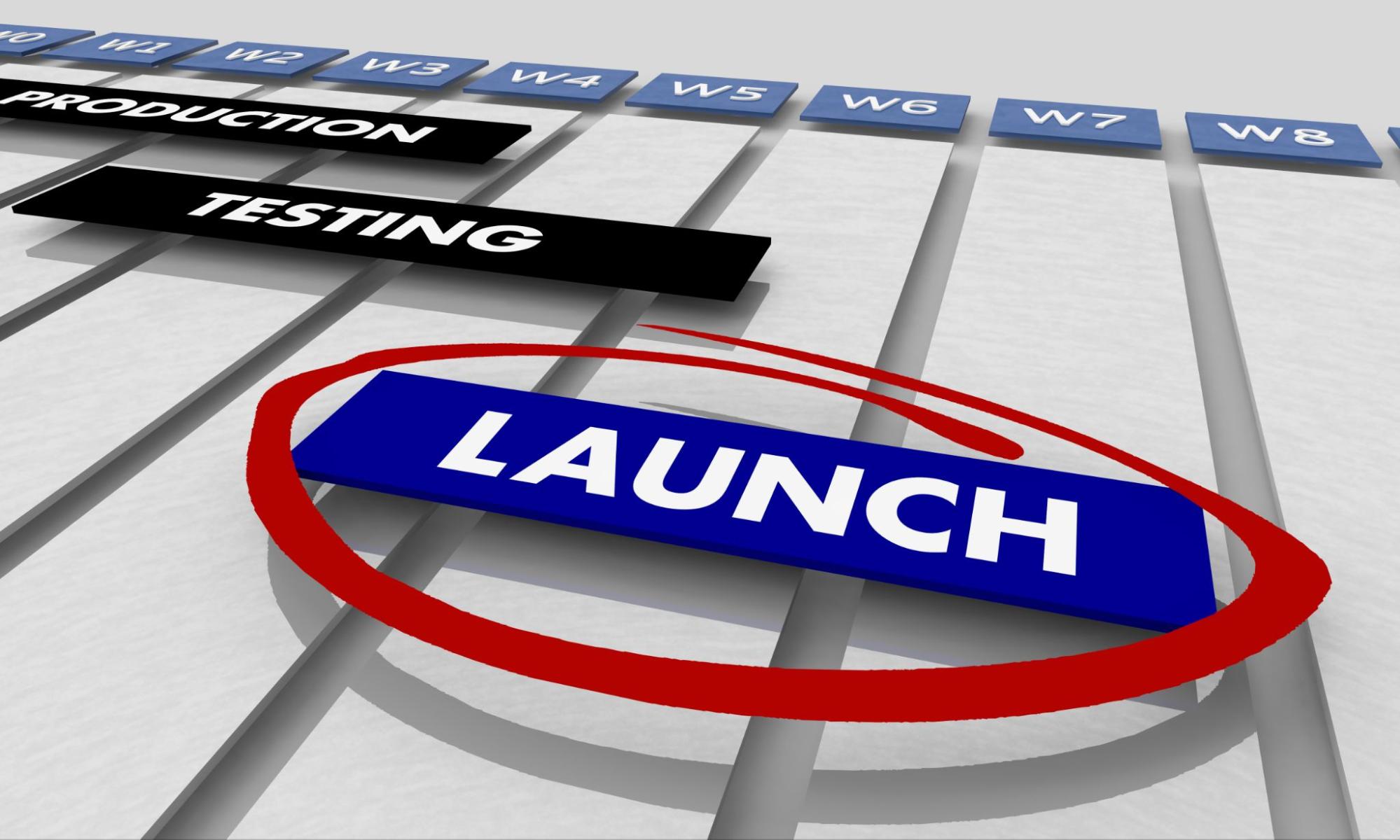 Schedule levers can be used to meet your product launch date.