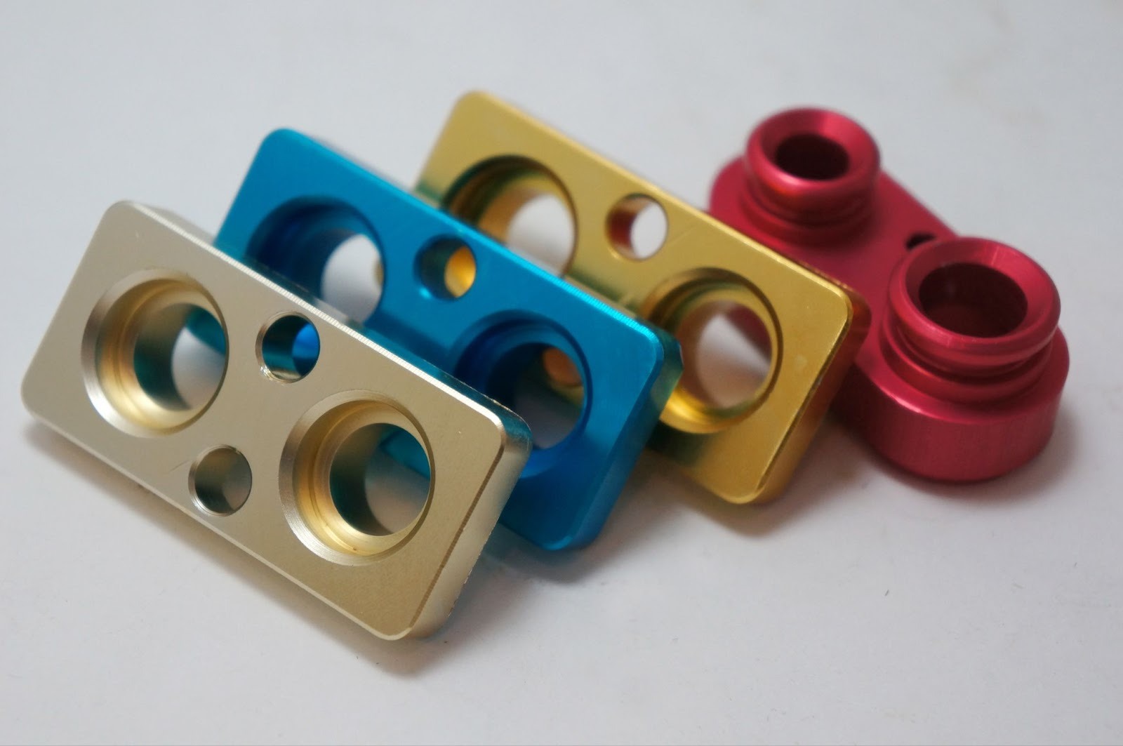 Anodized aluminum CNC parts