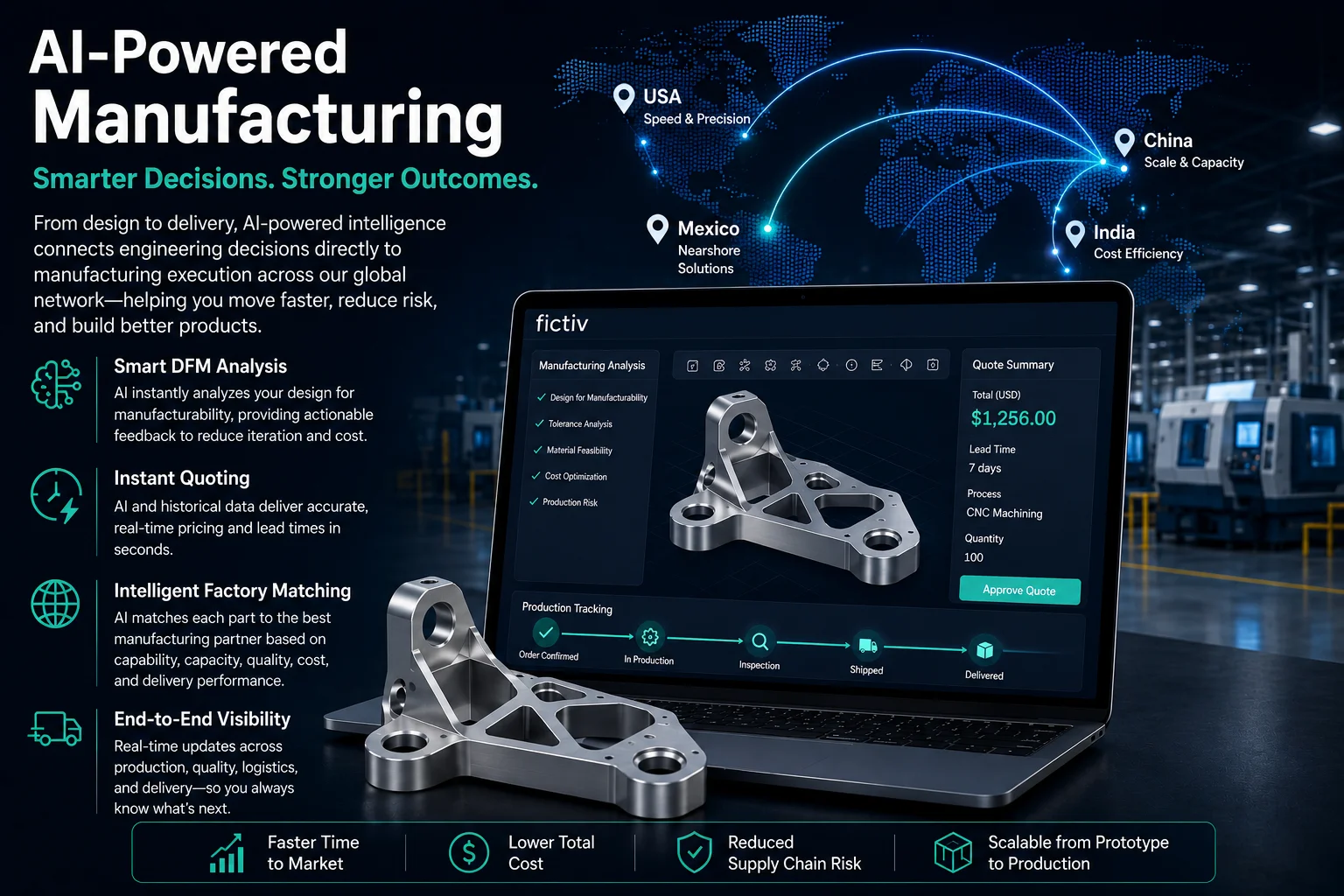 AI-Powered Digital Manufacturing - Fictiv AI-powered digital manufacturing platform