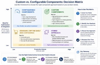 Custom vs. Configurable Components: How Engineers Choose the Right Sourcing Strategy