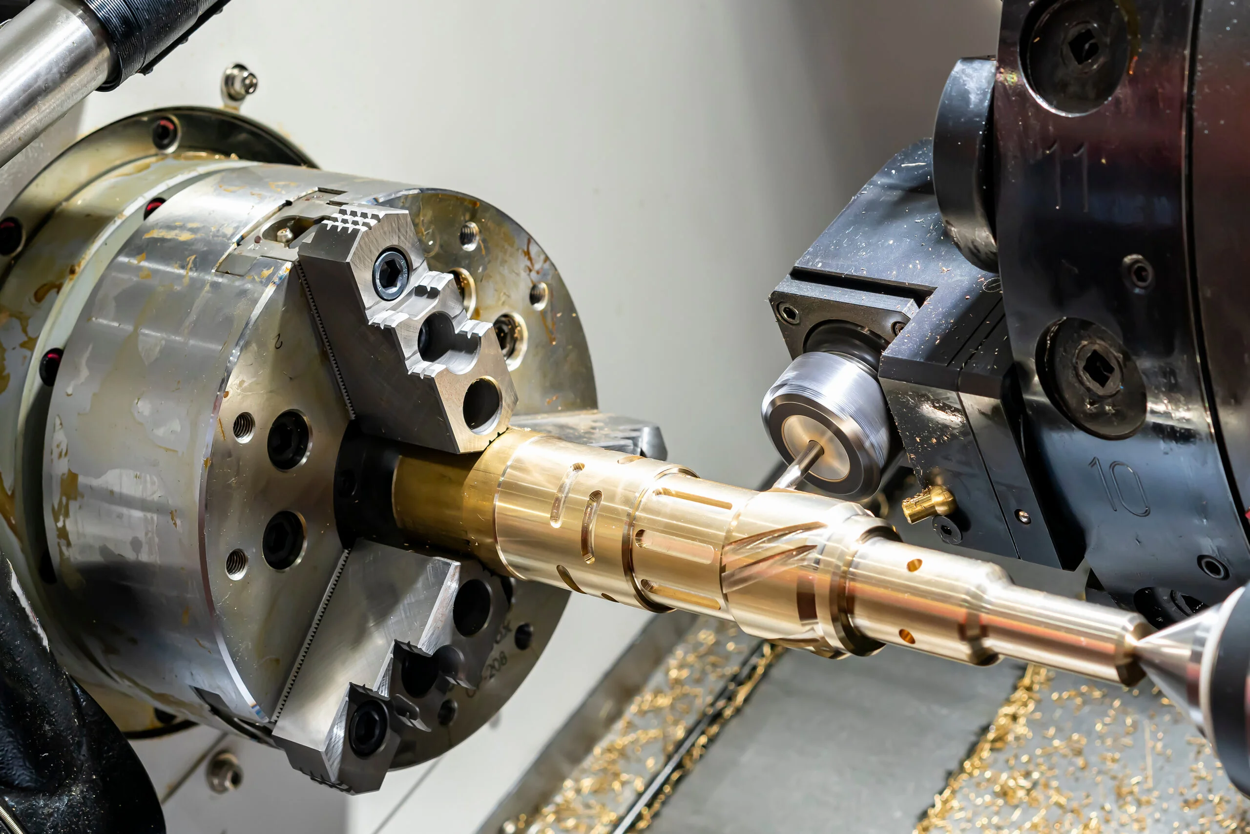4-axis cnc machining a custom shaft