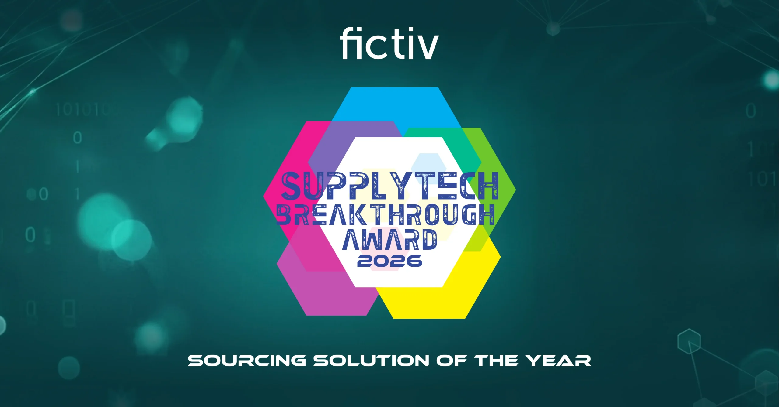 Fictiv Receives 2026 SupplyTech Breakthrough Award For Sourcing Solution of the Year