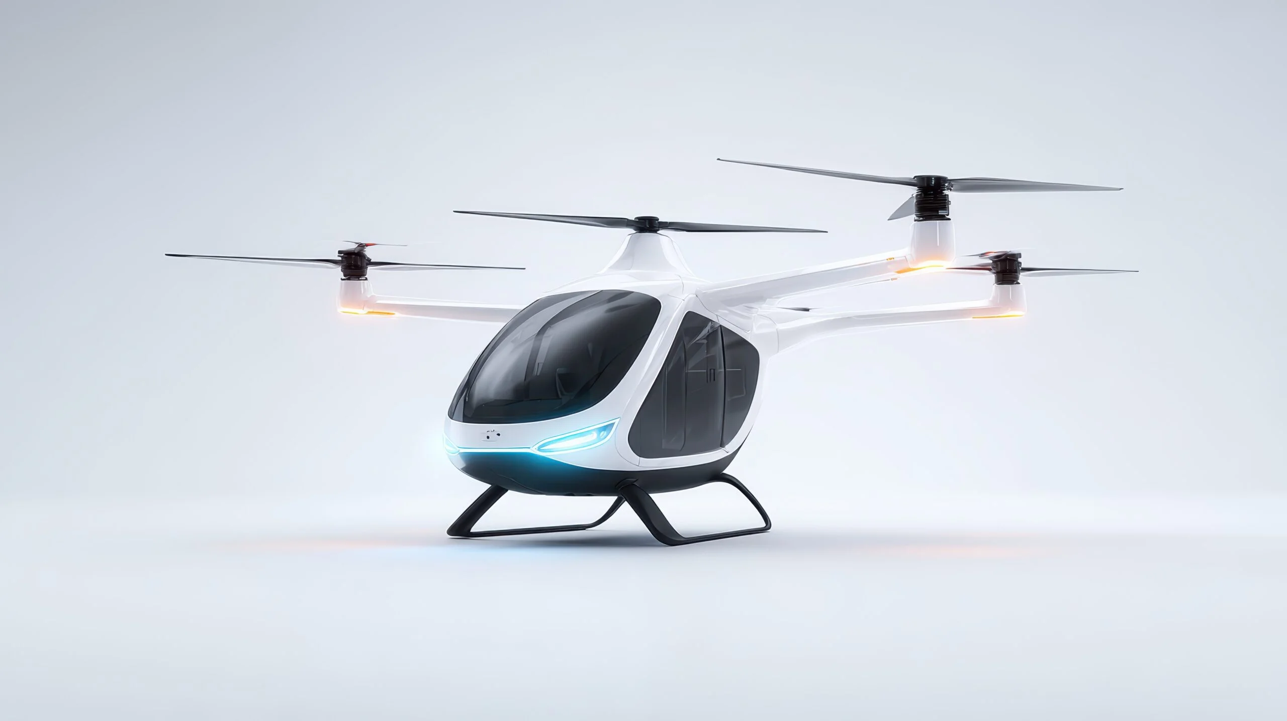 Autonomous Air Taxi Future Urban Mobility eVTOL Drone - Fictiv eVTOL aircraft