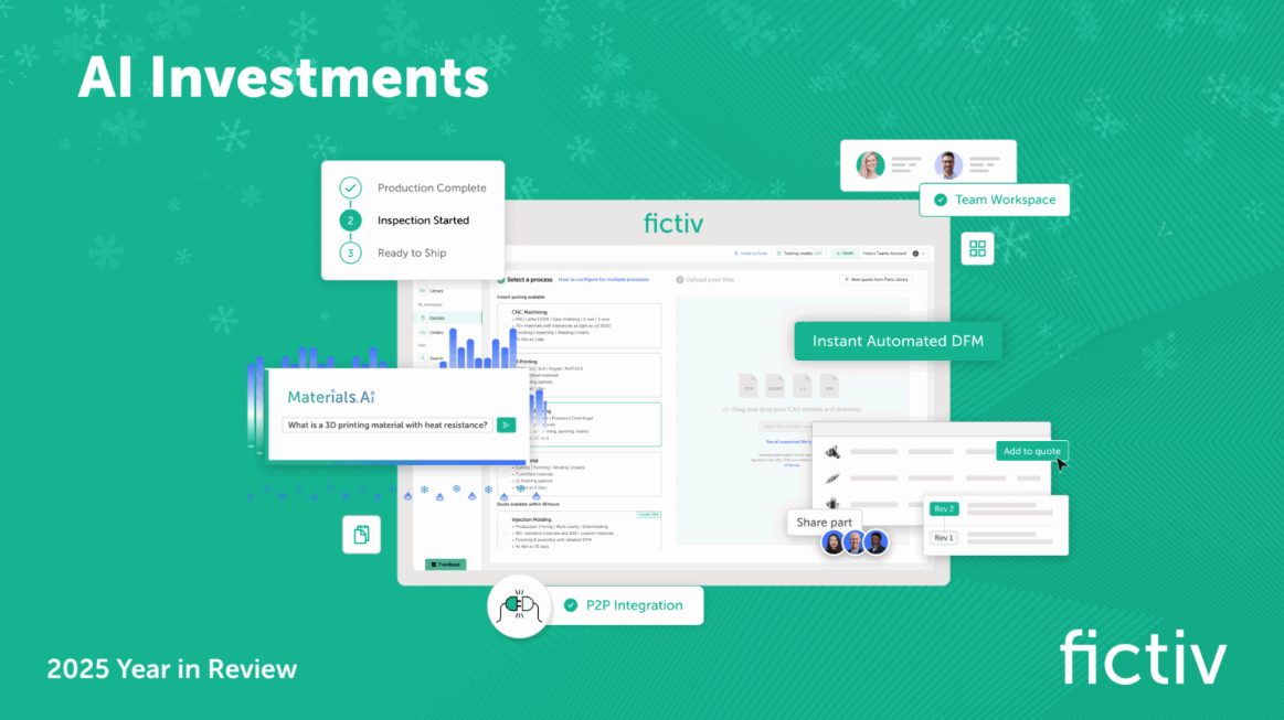 Fictiv AI Platform - Fictiv AI investments in the Fictiv Platform