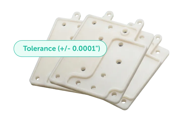 Precision tolerance visual