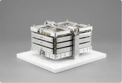 Flight-qualified structural part produced by Fictiv for Heliospace