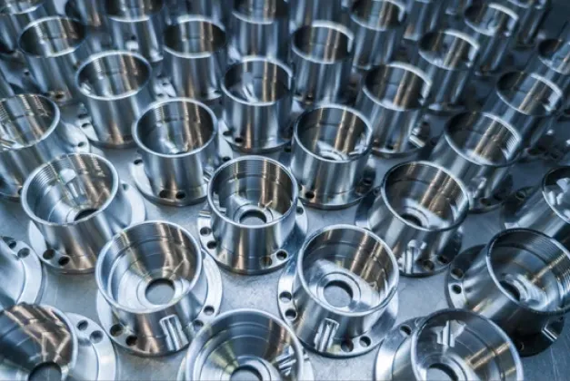 Machined aluminum parts